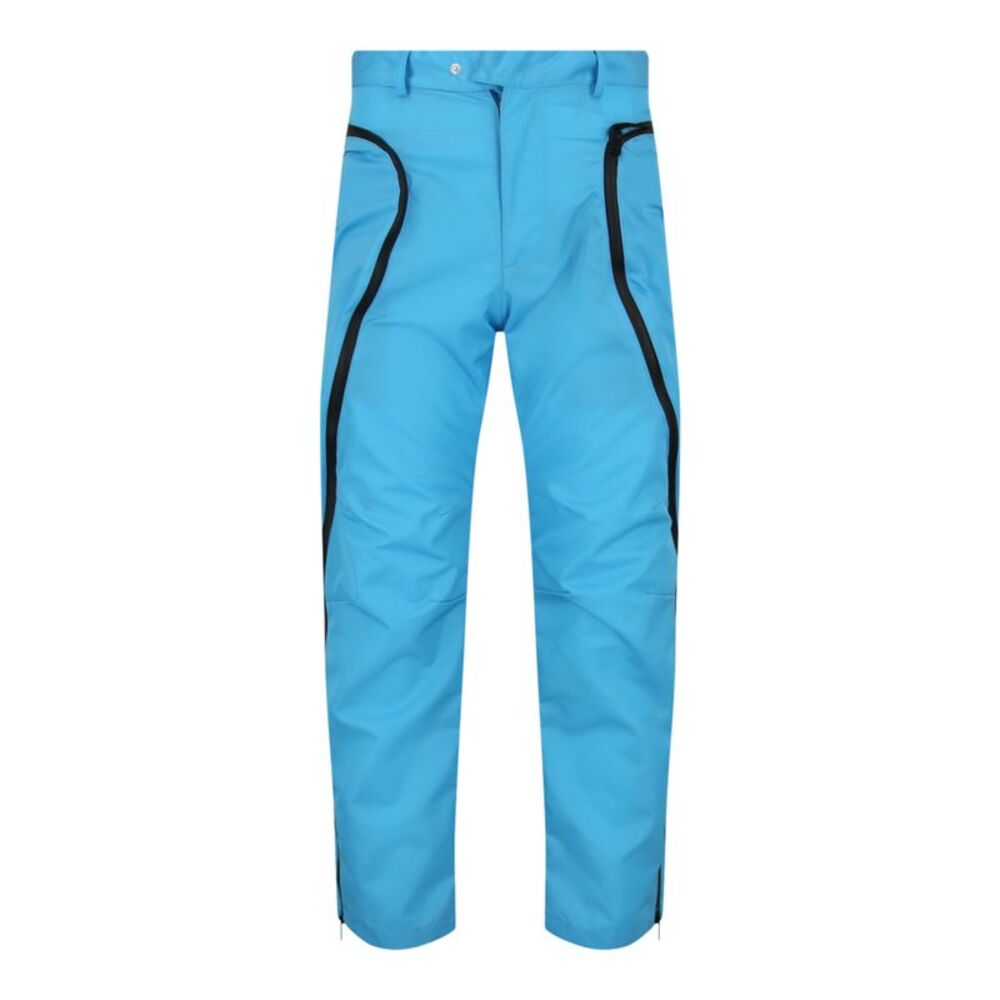 Bottega Veneta Nylon Straight-Leg Pants Blue Mens